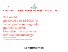 Tablet Screenshot of akousis.com.br